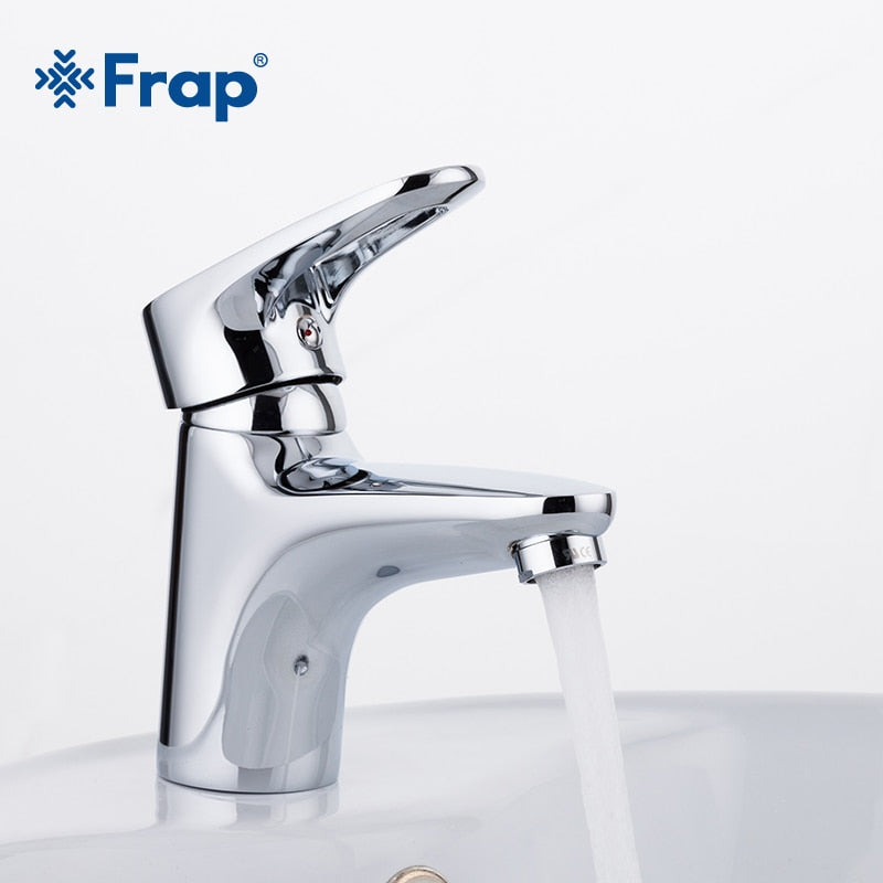 Frap 1 set Bathroom basin faucet torneira Mixer Tap Single Lever Cold And Hot Water sink Tap Brass Body Material F1068
