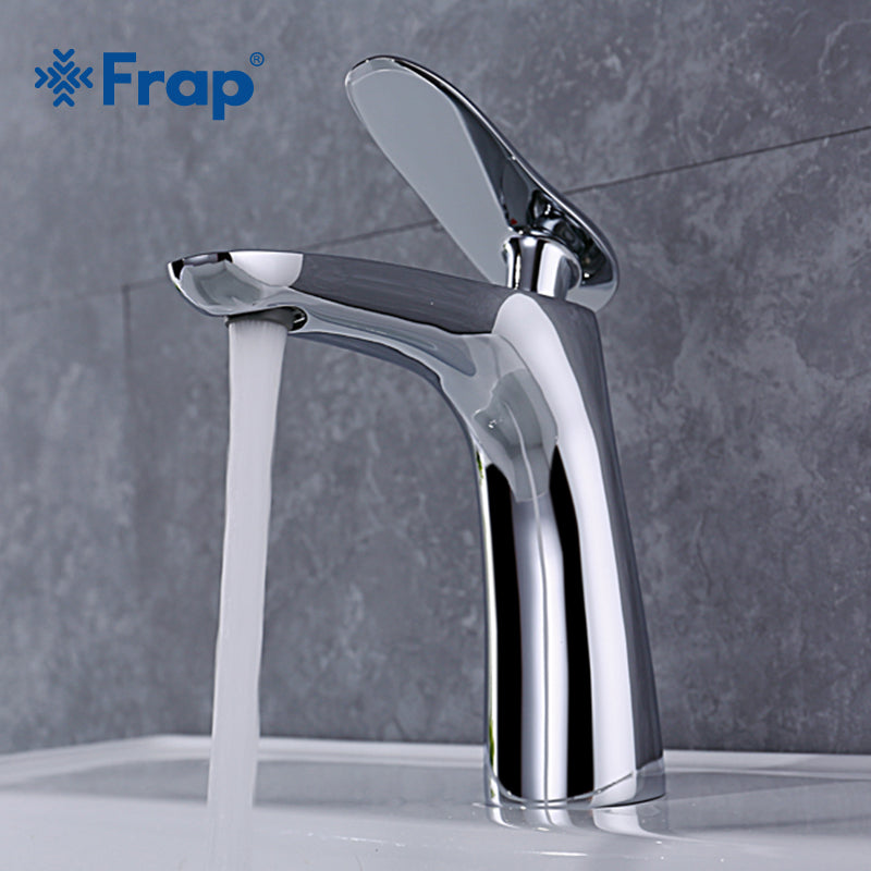 Frap new morden chrome bathroom basin faucet washbasin waterfall faucets tap bathroom for sink cold and hot water mixer  Y10030